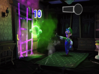 gif of Luigi vacuuming a ghost